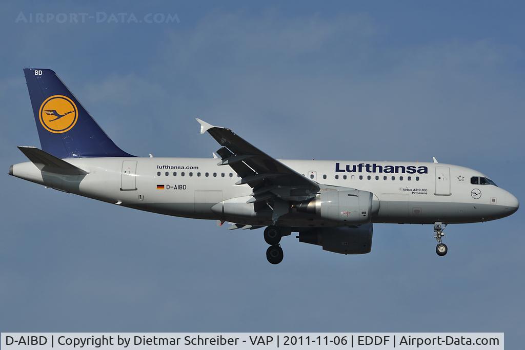 D-AIBD, 2010 Airbus A319-112 C/N 4455, Lufthansa Airbus 319