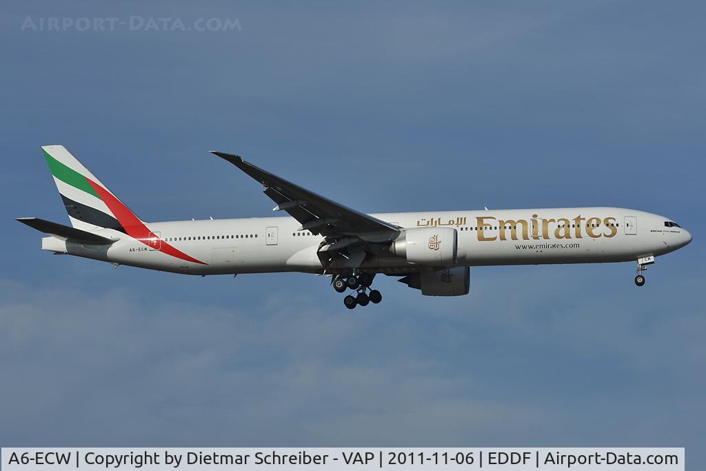 A6-ECW, 2009 Boeing 777-31H/ER C/N 38981, Emirates Boeing 777-300
