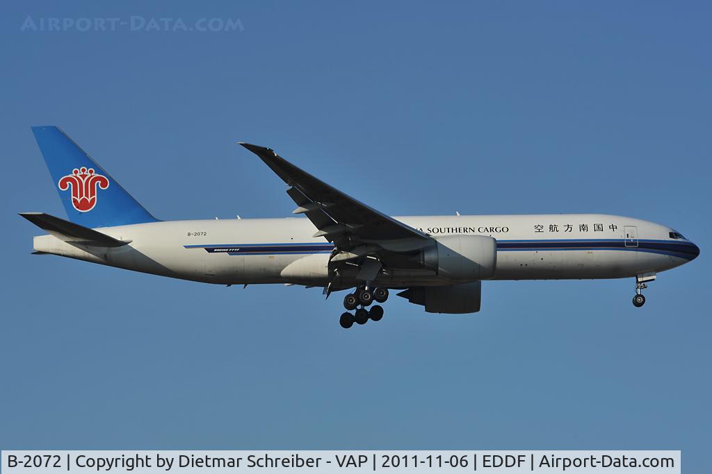 B-2072, 2009 Boeing 777-F1B C/N 37310, China Southern Boeing 777-200