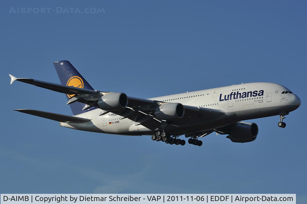 D-AIMB, 2010 Airbus A380-841 C/N 041, Lufthansa Airbus A380