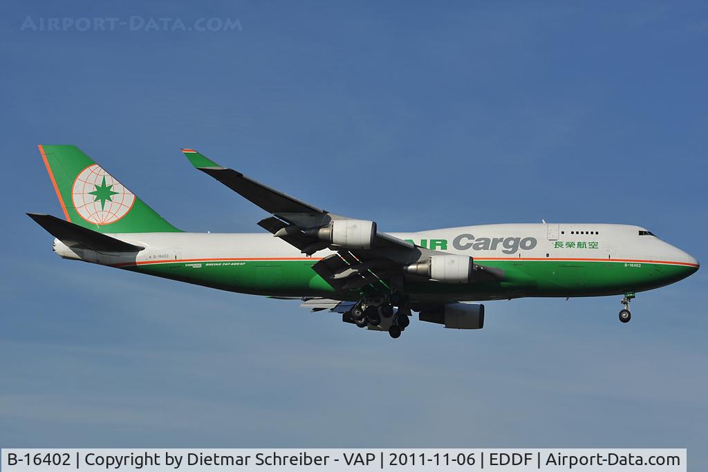 B-16402, 1992 Boeing 747-45E C/N 27063, Eva Air Boeing 747-400