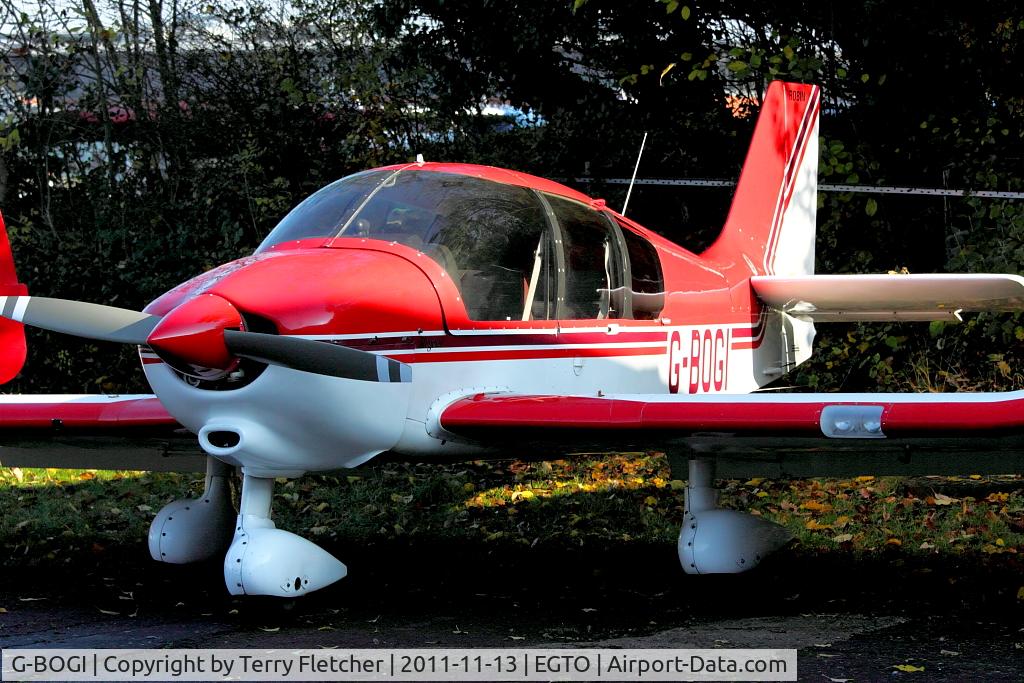 G-BOGI, 1988 Robin DR-400-180 Regent Regent C/N 1821, Robin DR400/180 at Rochester , Kent