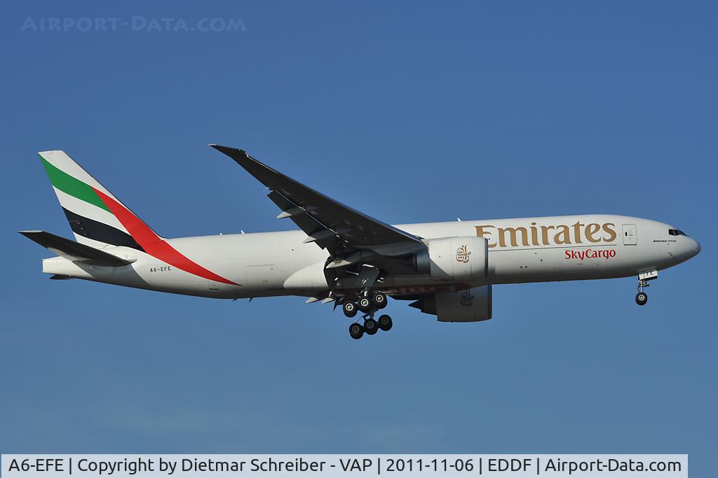 A6-EFE, 2009 Boeing 777-F1H C/N 35607, Emirates Boeing 777-200