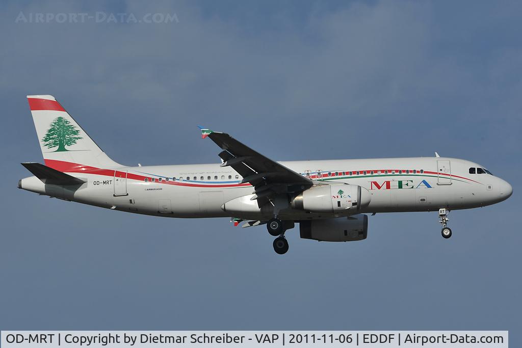OD-MRT, 2008 Airbus A320-232 C/N 3736, MEA Airbus A320