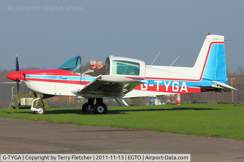 G-TYGA, 1979 Gulfstream American AA-5B Tiger C/N AA5B-1161, 1979 Gulfstream American AA-5B, c/n: AA5B-1161 at Rochester, Kent