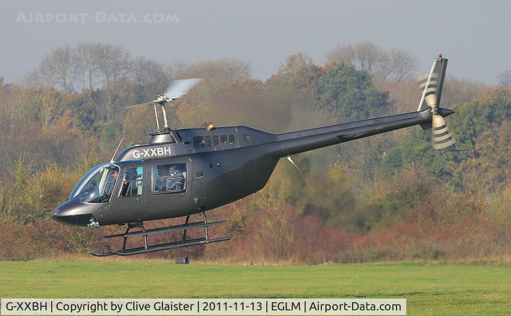 G-XXBH, 1980 Agusta AB-206B-3 JetRanger III C/N 8596, Ex: G-BYBA>G-BHXV>G-OWJM>G-BHXV>G-XXBH