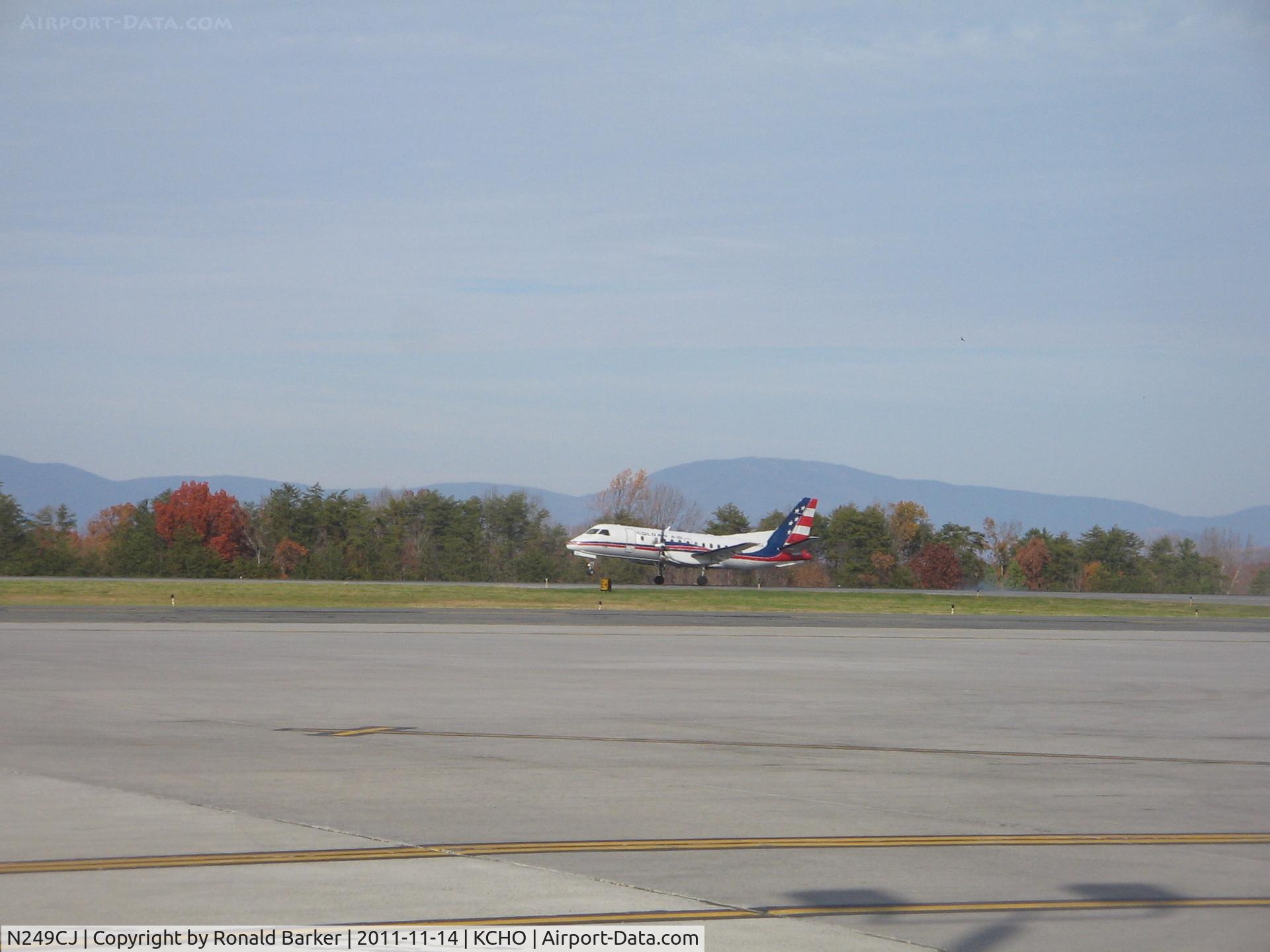 N249CJ, 1991 Saab 340B C/N 340B-249, Arriving CHO