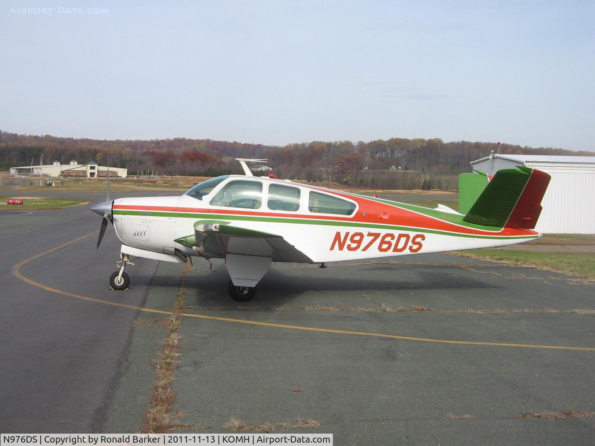 N976DS, 1976 Beech V35B Bonanza C/N D-9931, Orange