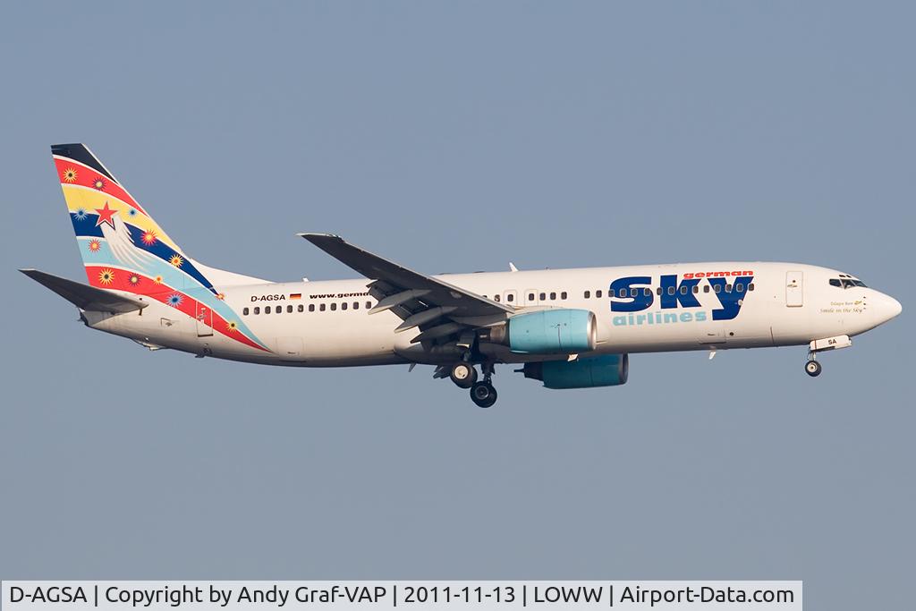 D-AGSA, 2000 Boeing 737-883 C/N 28323, German Sky Airlines 737-800