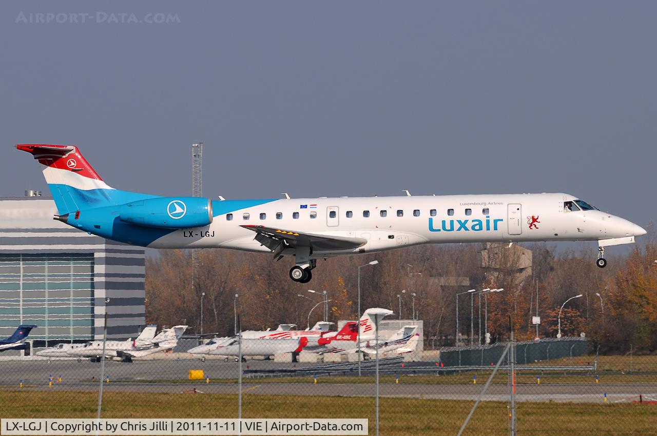 LX-LGJ, 2001 Embraer EMB-145LU (ERJ-145LU) C/N 145395, Luxair