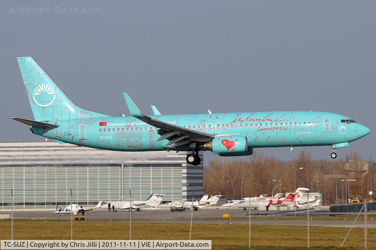 TC-SUZ, 2008 Boeing 737-8HX C/N 29649, SunExpress