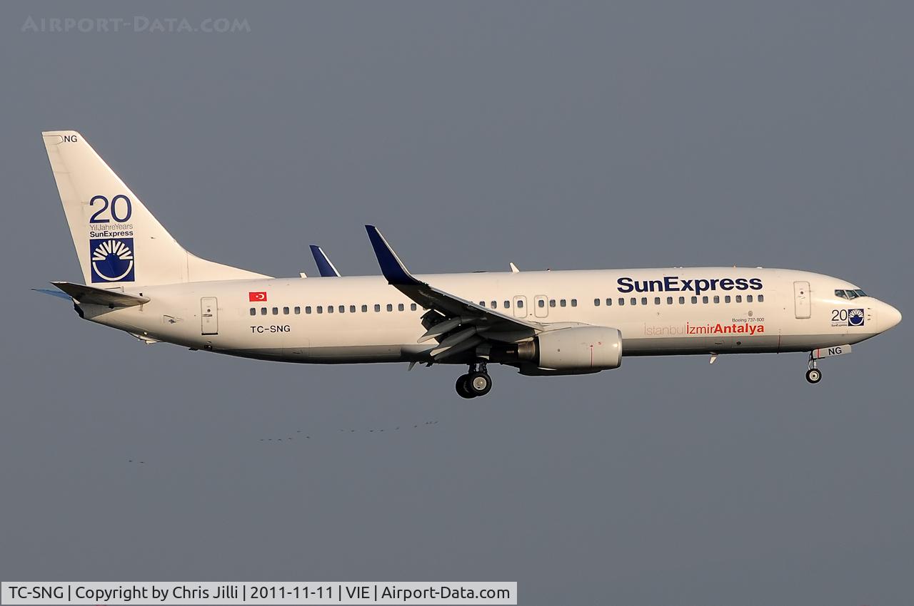 TC-SNG, 2008 Boeing 737-8HC C/N 36530, SunExpress