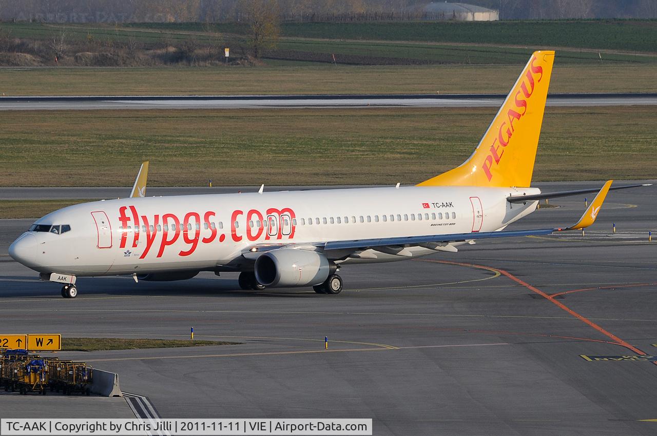 TC-AAK, 2007 Boeing 737-8FH C/N 35094/2195, Pegasus