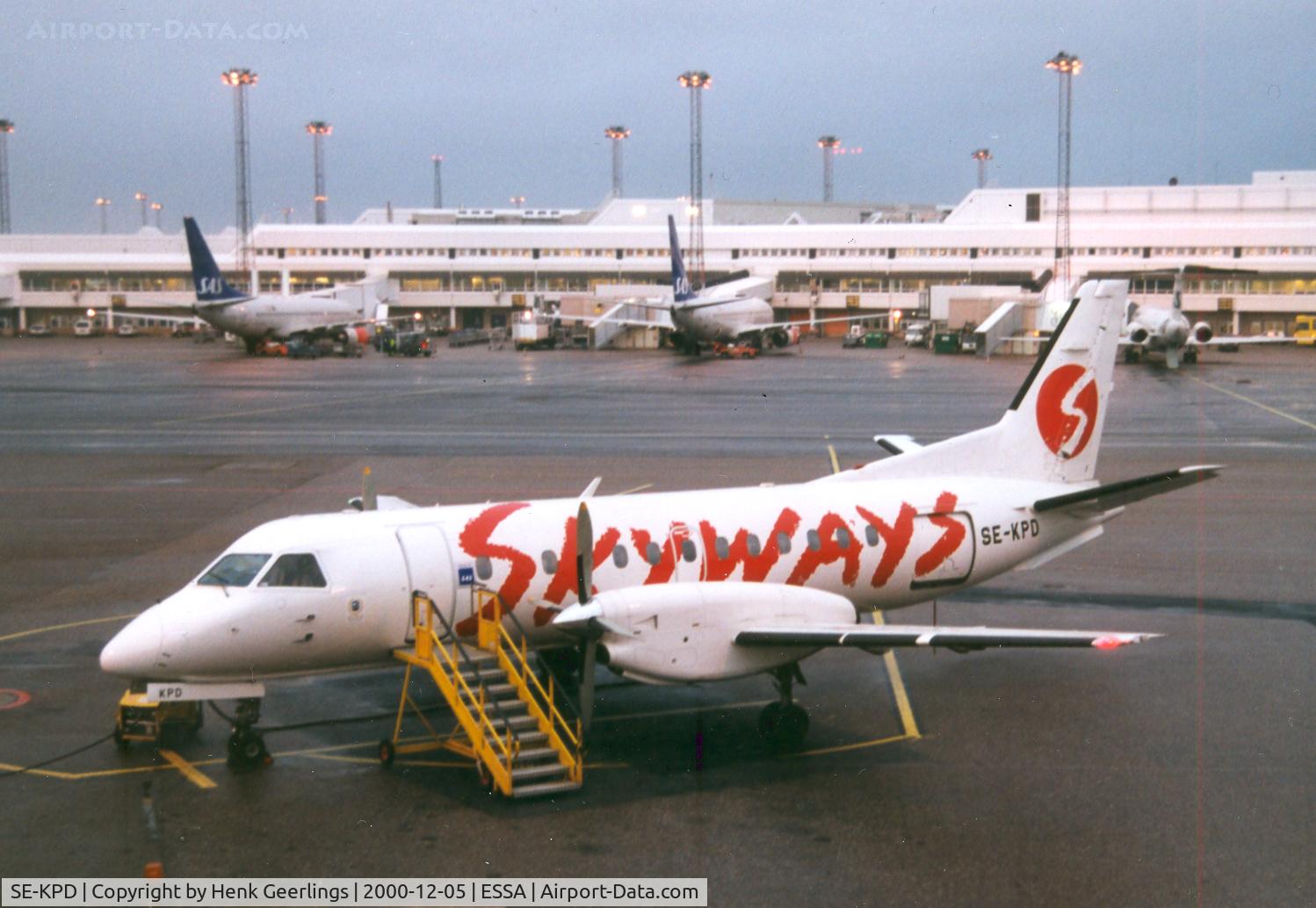SE-KPD, 1985 Saab-Fairchild SF340 C/N 340A-037, Skyways