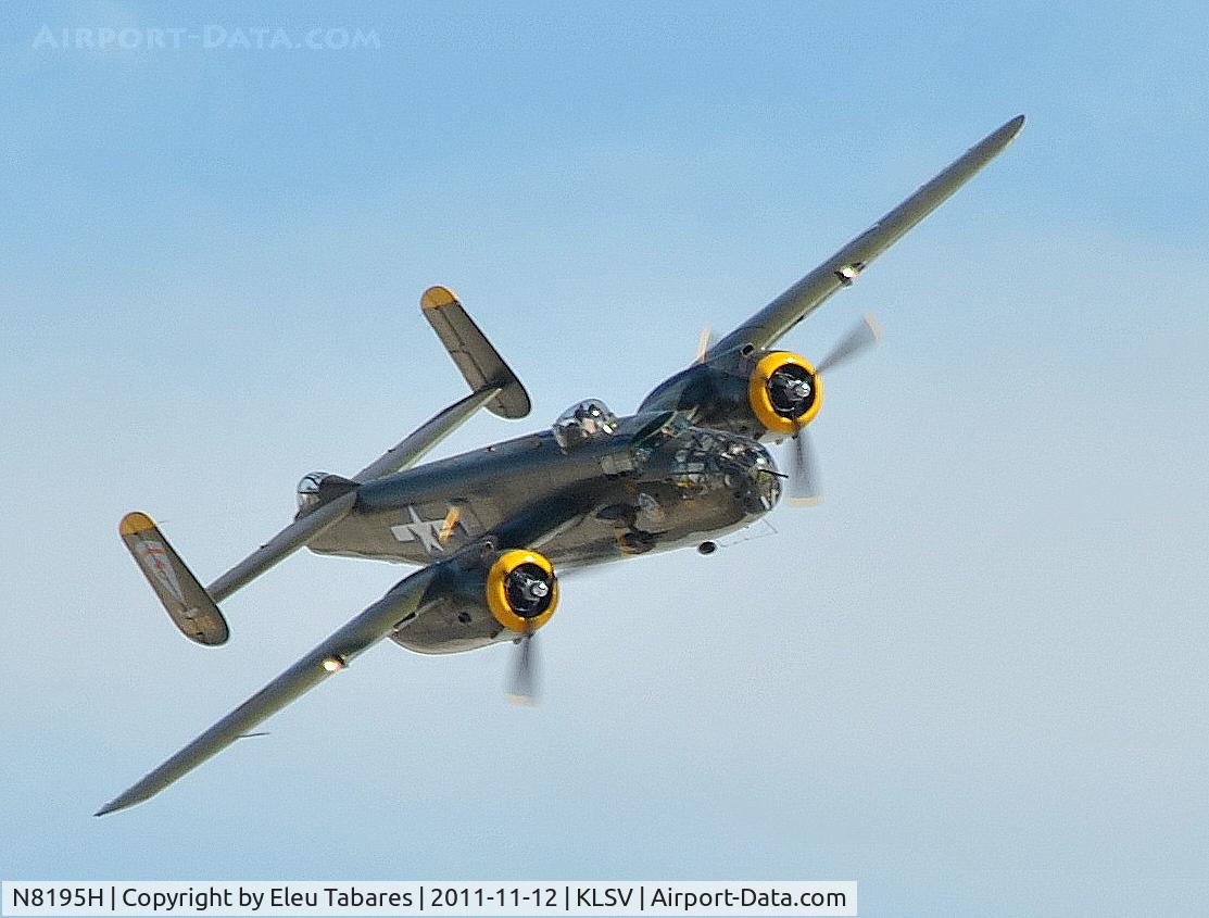 N8195H, 1944 North American TB-25N Mitchell C/N 108-34023 (44-30748), Taken during 2011 Aviation Nation at Nellis Air Force Base, Nevada.
