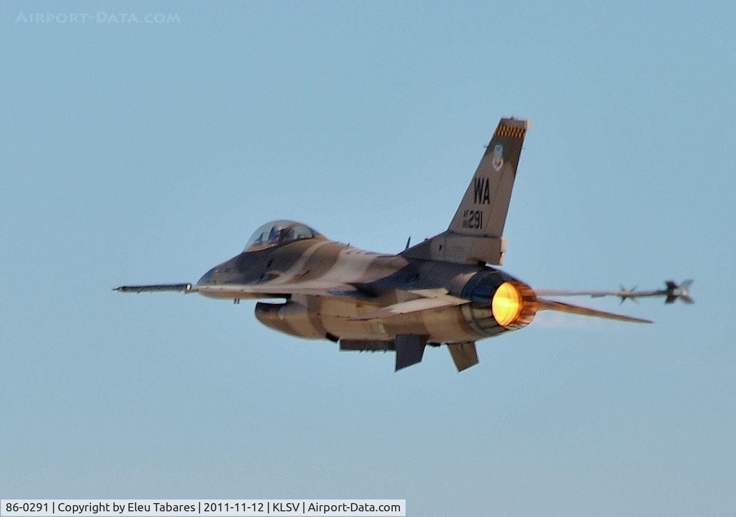 86-0291, 1986 General Dynamics F-16C Fighting Falcon C/N 5C-397, Taken during Aviation Nation 2011 at Nellis Air Force Base, Nevada.