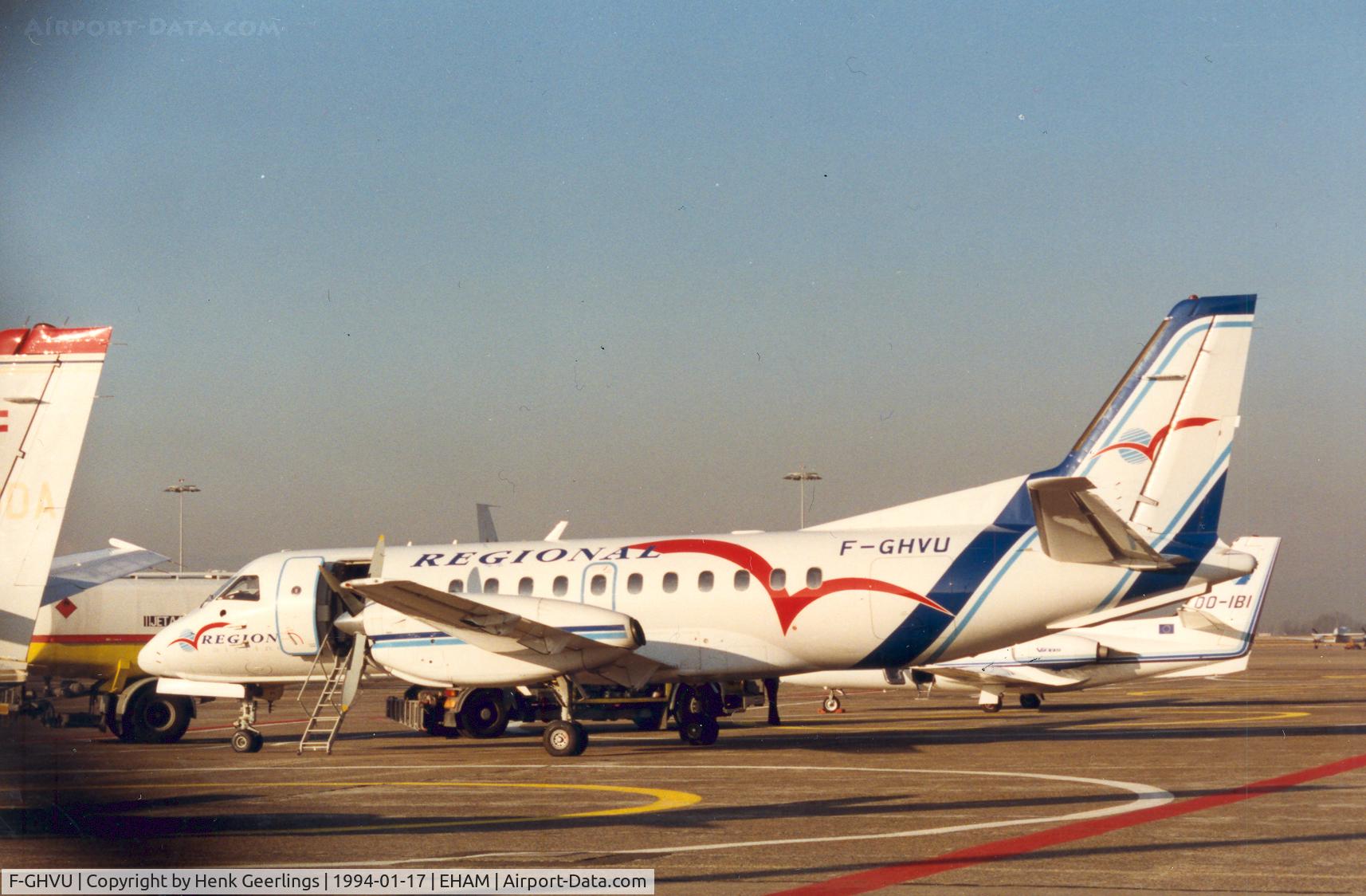 F-GHVU, 1992 Saab 340B C/N 340B-310, Regional