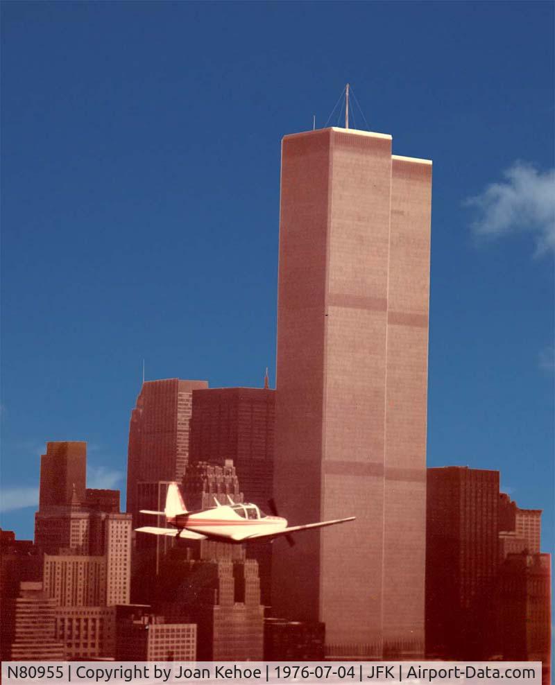 N80955, 1946 Globe GC-1B Swift C/N 1148, This was taken during the Bicentennial celebration in NY city on July 4, 1976