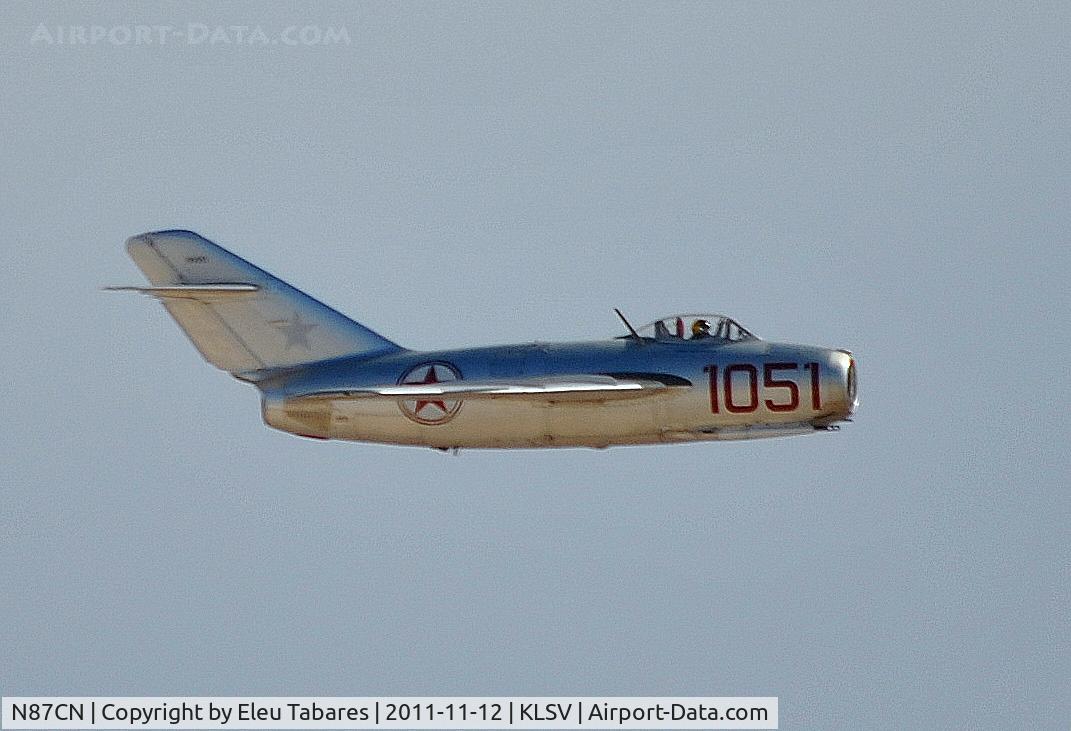 N87CN, Mikoyan-Gurevich MiG-15 C/N 910-51, Taken during Aviation Nation at Nellis Air Force Base, Nevada.