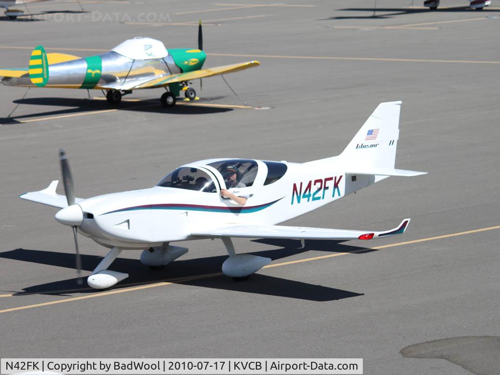 N42FK, 1995 Stoddard-Hamilton Glasair II-S SFT C/N 2210, Participating in the Young Eagles monthly flight event.