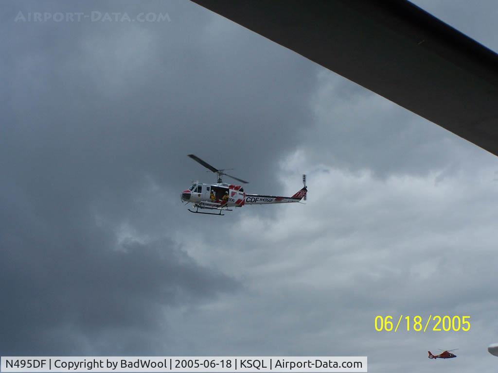 N495DF, Bell EH-1H C/N 12218, Flight demo at the 2005 Vertical Challenge in San Carlos, CA.