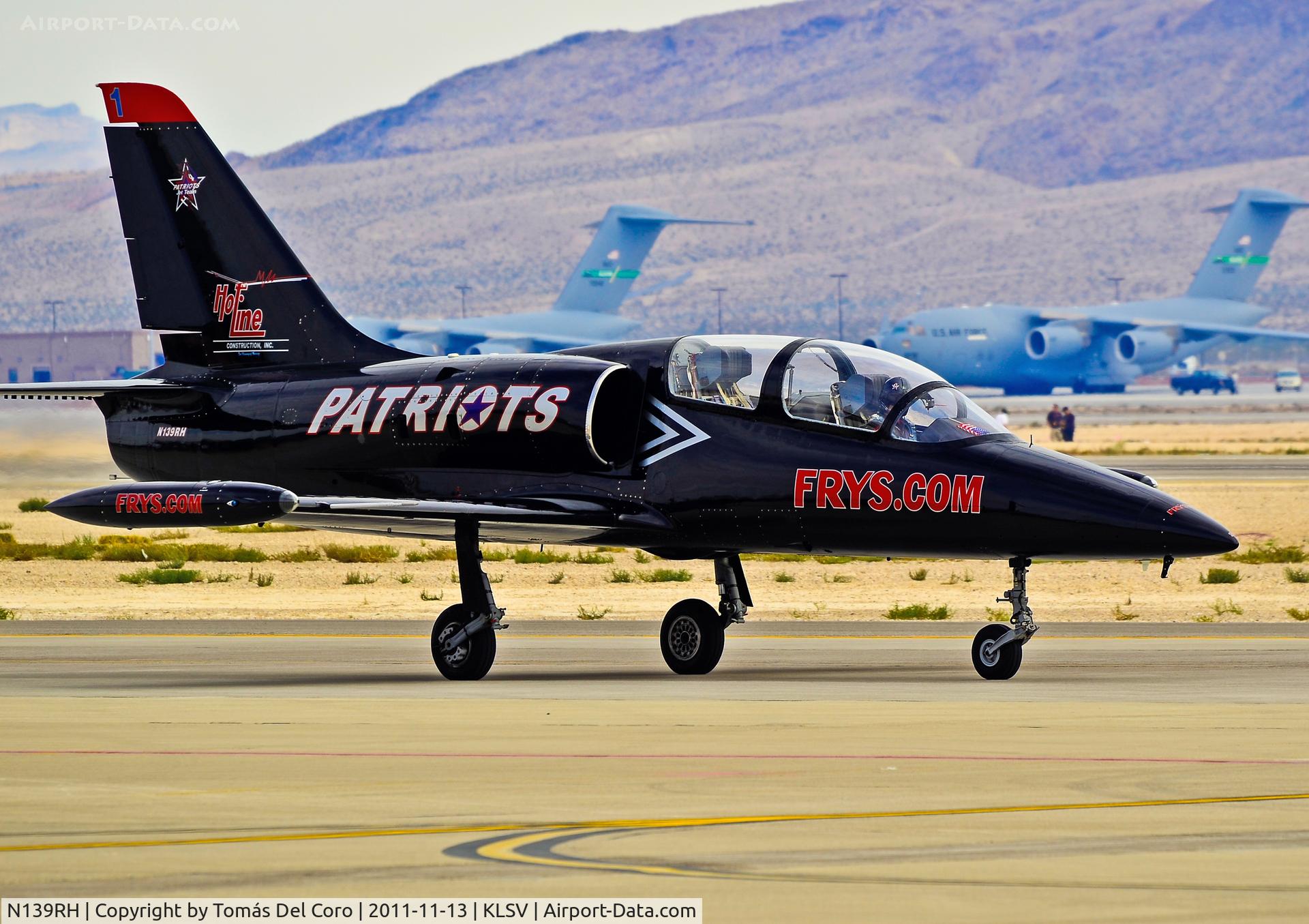 N139RH, 1984 Aero L-39 Albatros C/N 433129, N139RH 1984 Aero Vodochody L-39 Albatros C/N 433129

Aviation Nation 2011
Nellis Afb Airport (Las Vegas, NV) KLSV / LSV 
November 13, 2011
TDelCoro