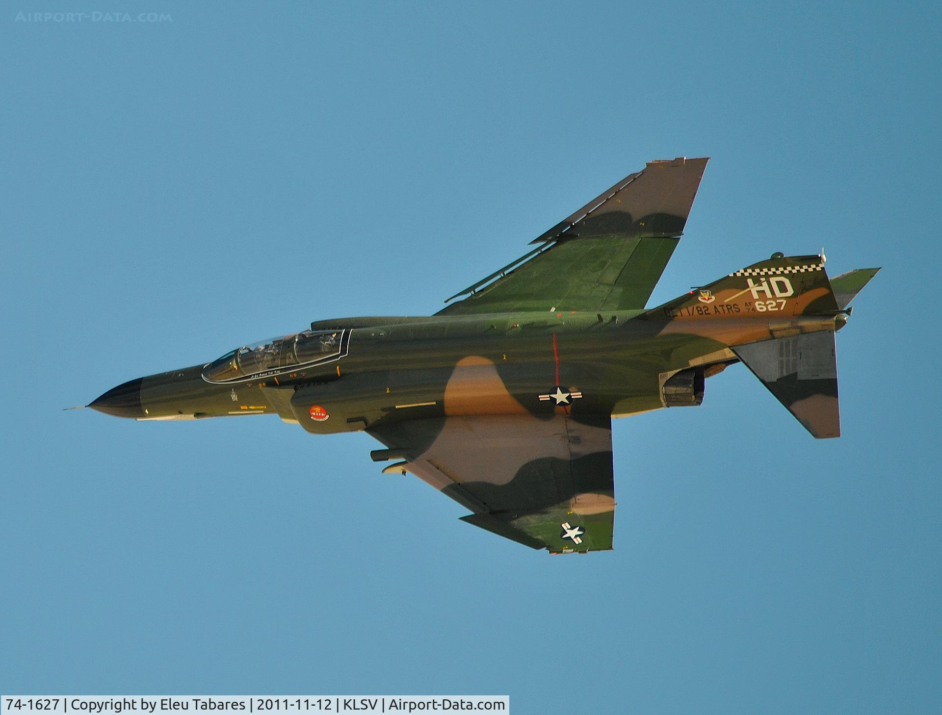 74-1627, McDonnell Douglas QF-4E Phantom II C/N 4857, Taken during Aviation Nation 2011 at Nellis Air Force Base, Nevada.