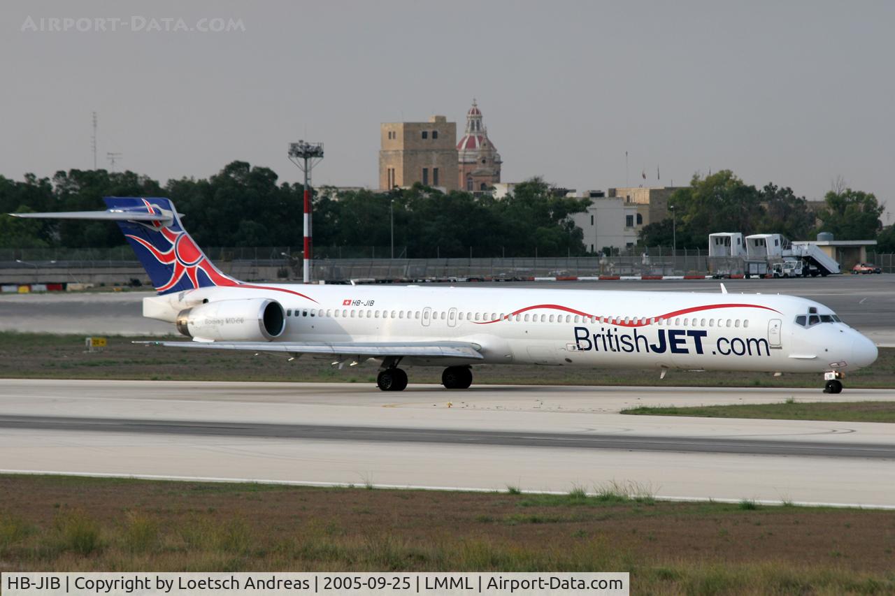 HB-JIB, 1996 McDonnell Douglas MD-90-30 C/N 53553, Hello MD for British Jet