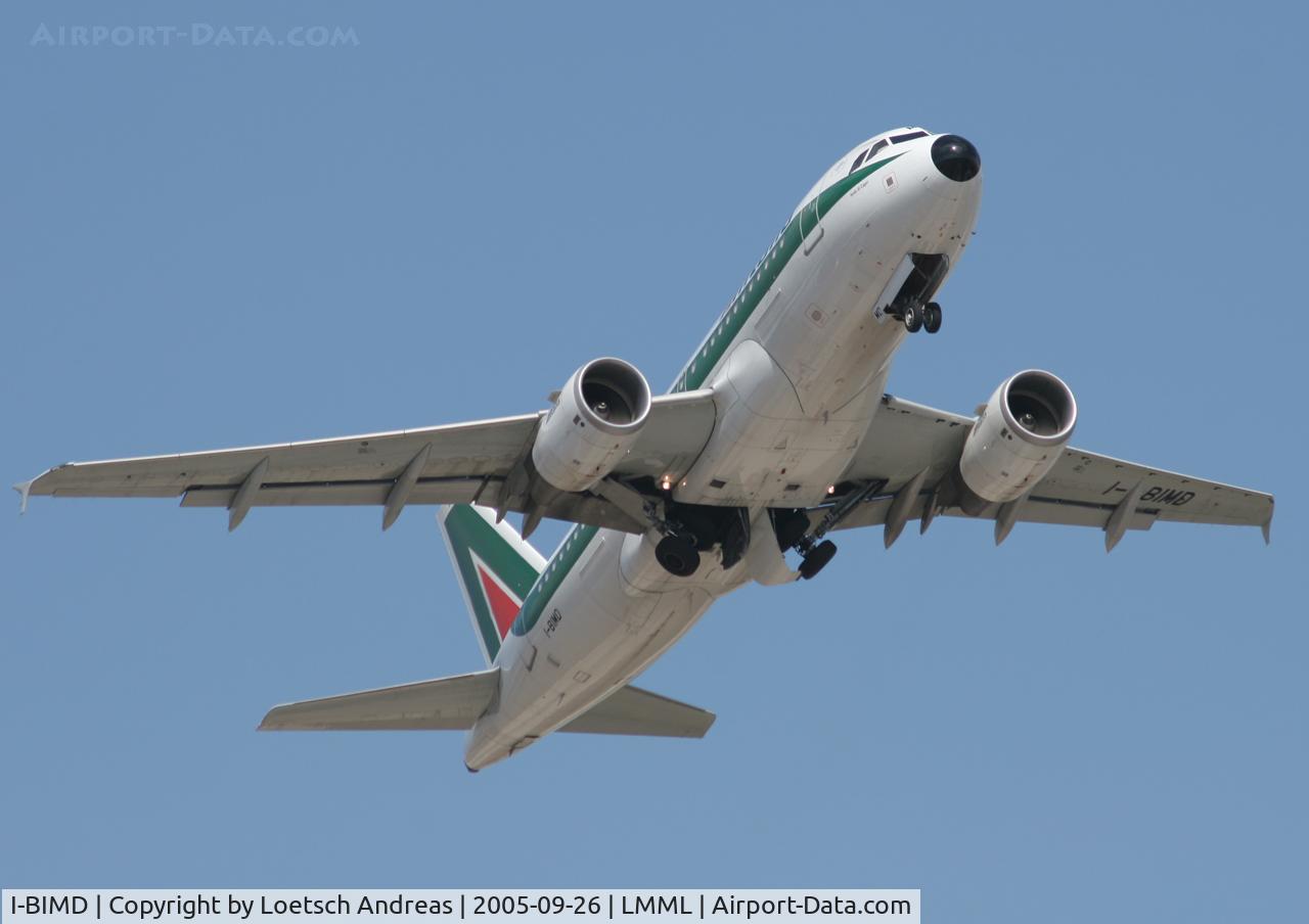I-BIMD, 2003 Airbus A319-112 C/N 2074, back to Italy