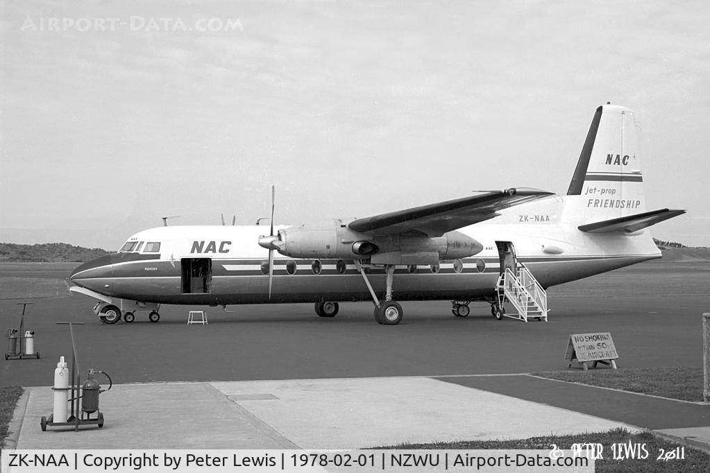 ZK-NAA, 1959 Fokker F.27-100 Friendship C/N 10118, NZ National Airways Corp., Wellington