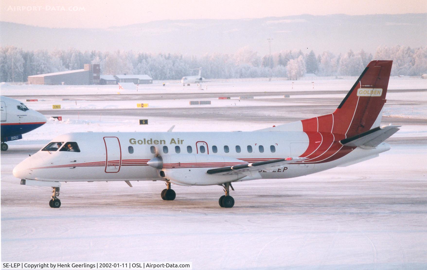 SE-LEP, 1988 SAAB SF340A C/N 340A-127, Golden Air , Oslo