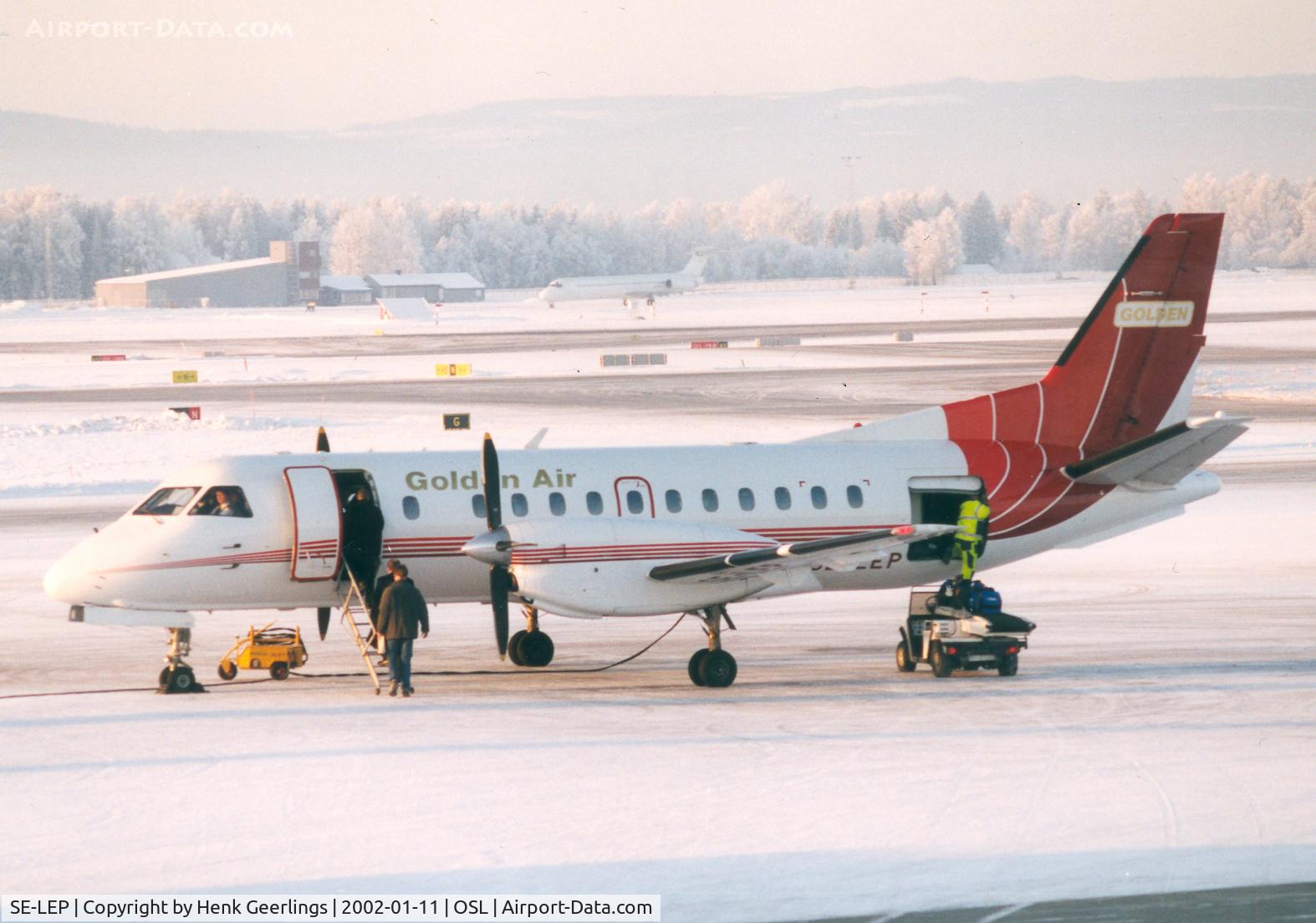 SE-LEP, 1988 SAAB SF340A C/N 340A-127, Golden Air
