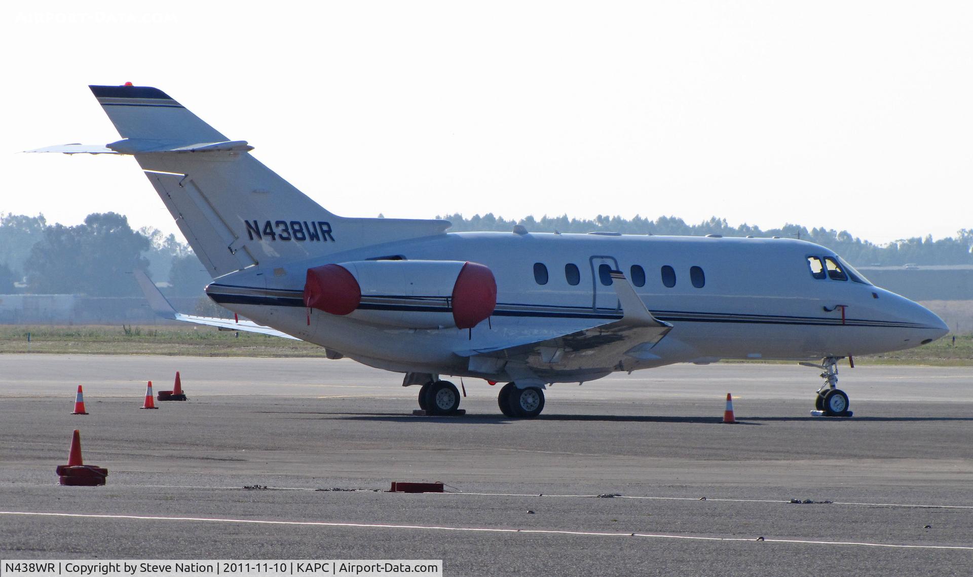 N438WR, 2008 Hawker Beechcraft Hawker 850XP C/N 258983, Waddell & Reed Inc (Overland Park, KS)  Hawker Beechcraft 850XP visiting Napa County Airport, CA