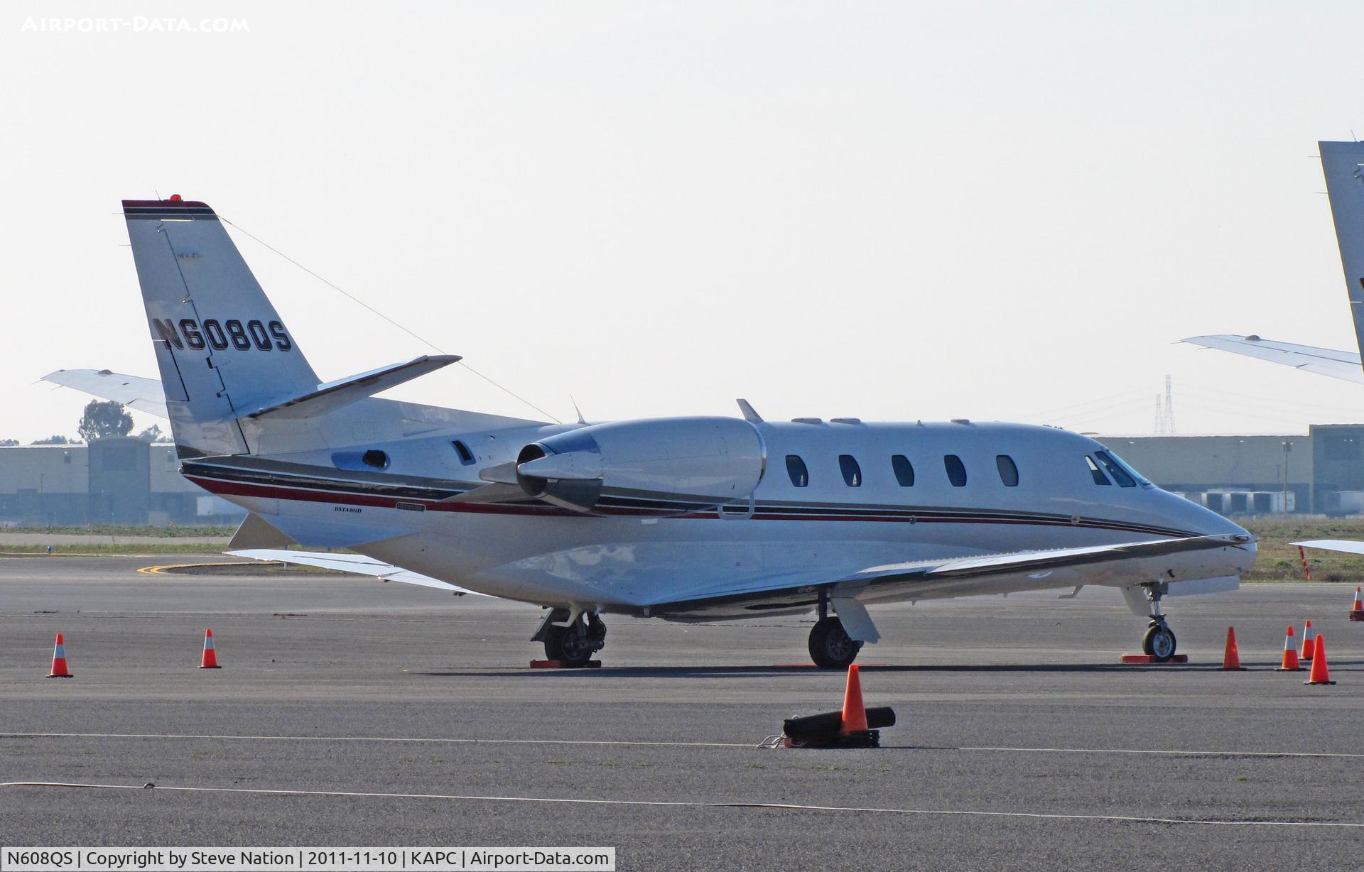 N608QS, 2002 Cessna 560XL Citation Excel C/N 560-5308, Netjets 2002 Cessna 560XL @ Napa, CA