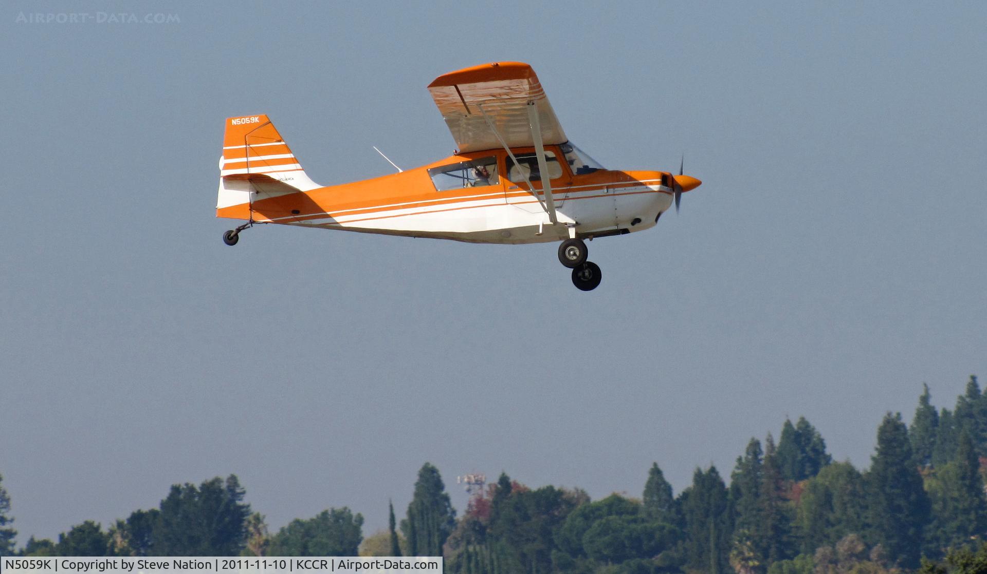 N5059K, 1979 Bellanca 7GCAA C/N 387-79, Locally-based 1979 Bellanca 7GCAA on approach to RWY 1L @ Concord, CA