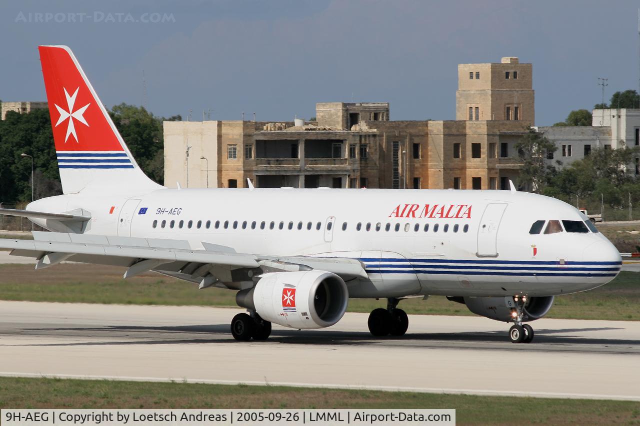9H-AEG, 2003 Airbus A319-112 C/N 2113, landing