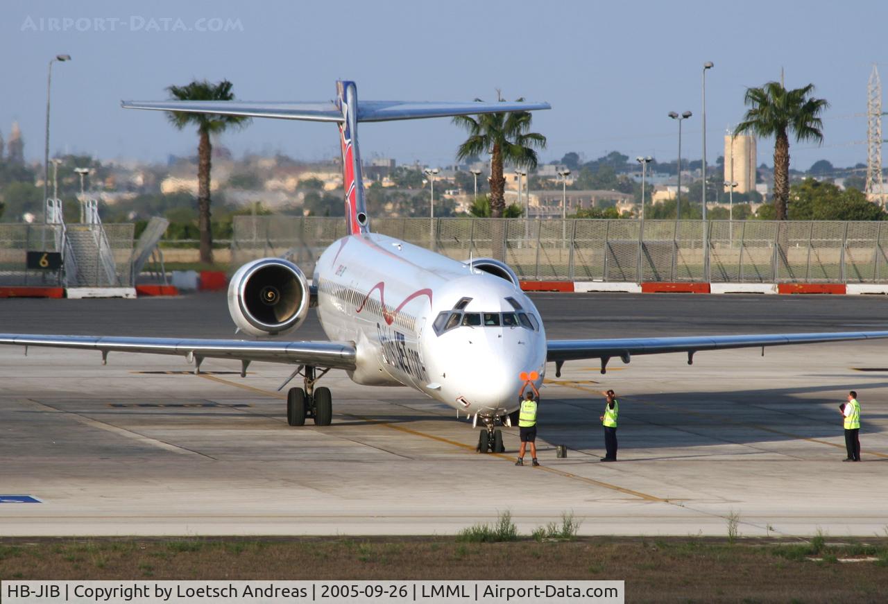 HB-JIB, 1996 McDonnell Douglas MD-90-30 C/N 53553, Hello for British Jet