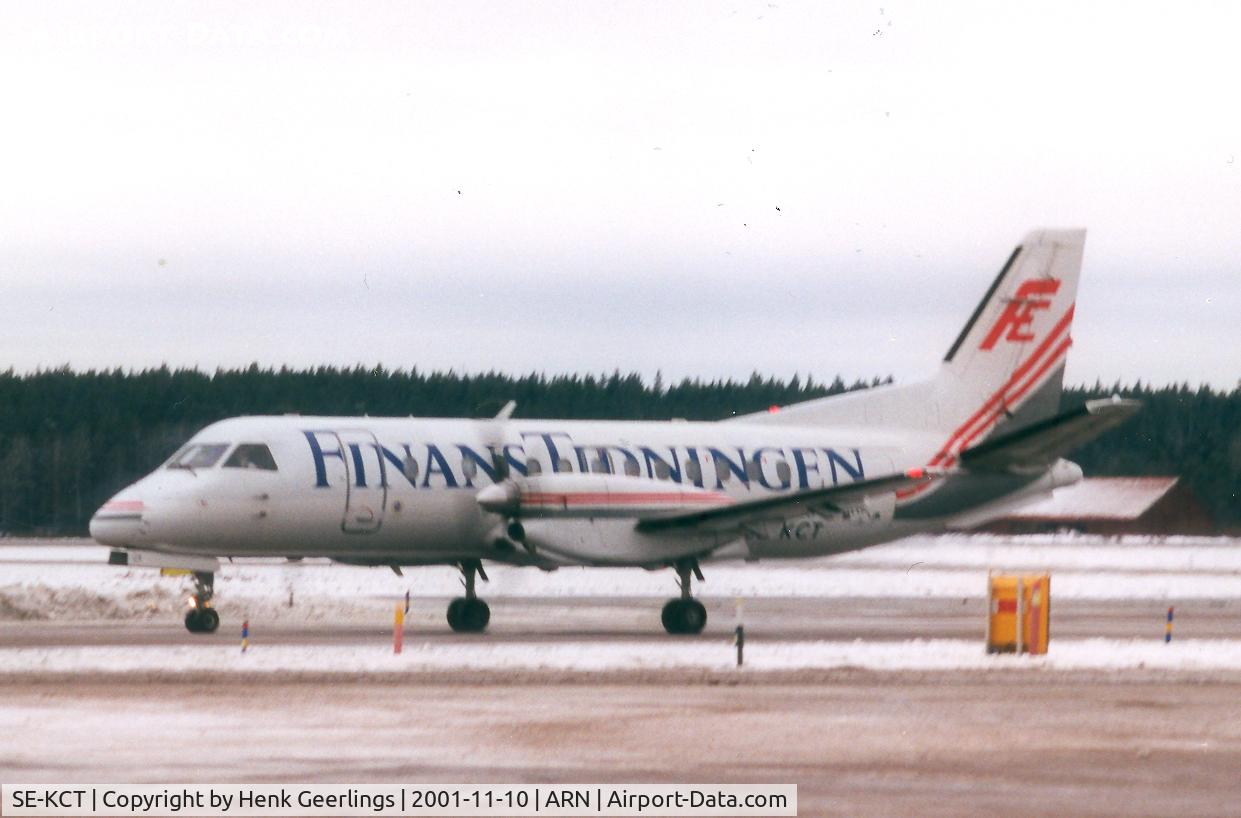 SE-KCT, 1986 Saab SF340A C/N 340A-070, Flying Enterprise - FE ; cs Finans Tidningen