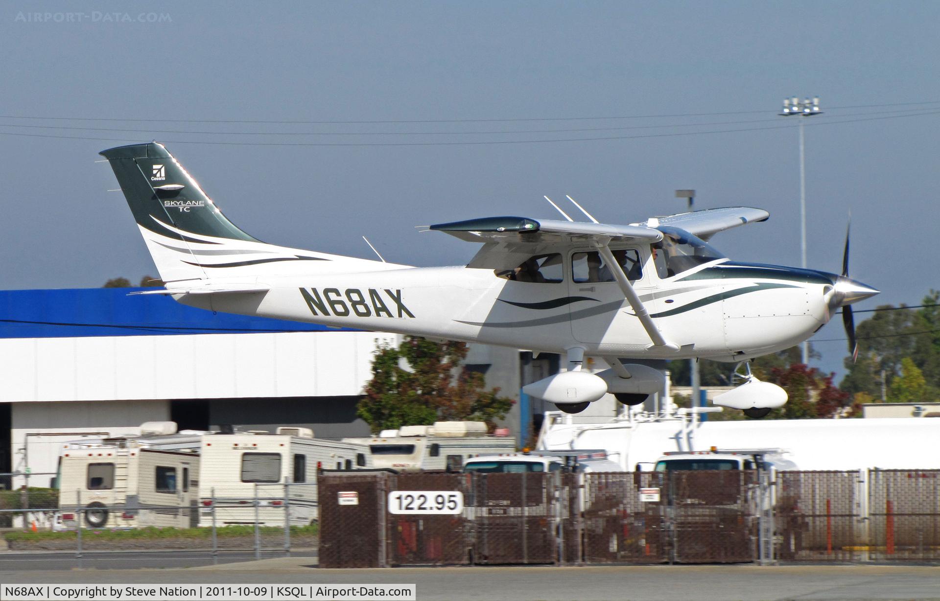 N68AX, 2008 Cessna T182T Turbo Skylane C/N T18208851, Mashair LLC (Santa Barbara, CA) 2008 Cessna T182T arriving from KSAC on way to KSBA