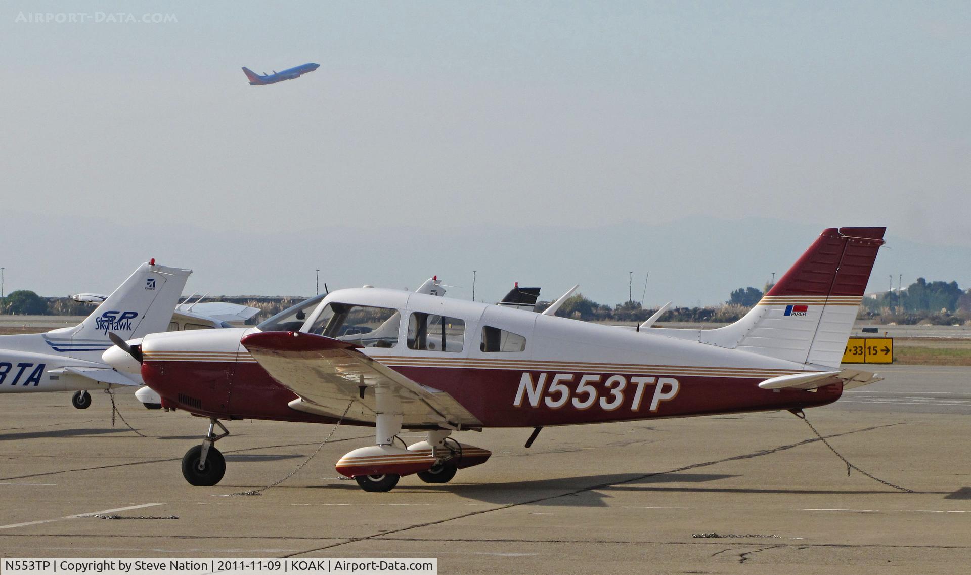 N553TP, 1975 Piper PA-28-181 Archer C/N 28-7690105, Locally-based 1975 Piper PA-28-181 on North Ramp at Oakland, CA