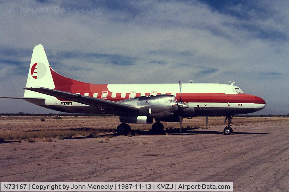 N73167, 1954 Convair 580 C/N 381, Stored