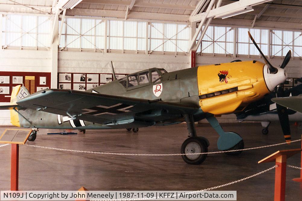 N109J, 1975 Messerschmitt Bf-109G C/N 392, Champlin Fighter Museum
