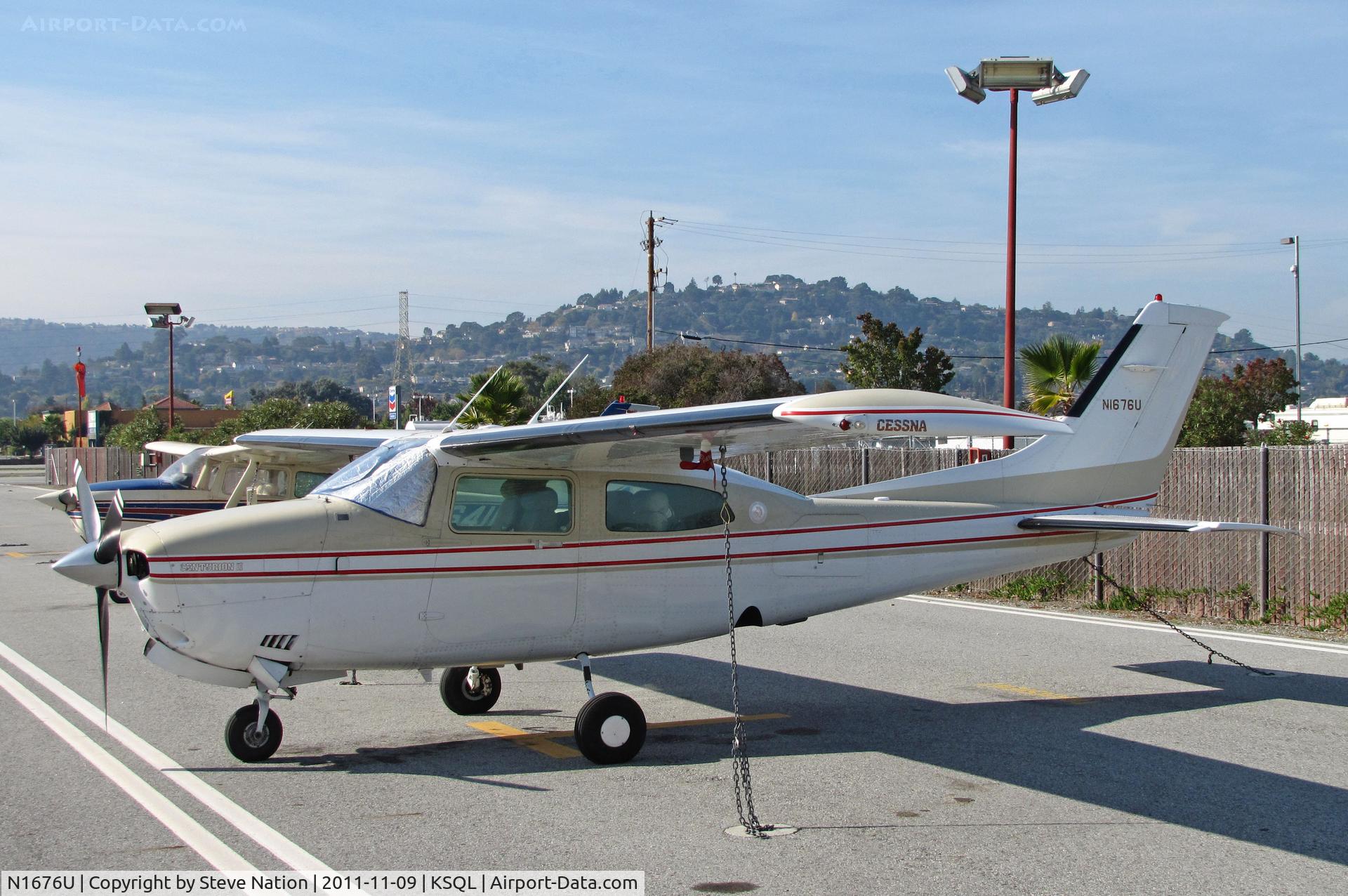 N1676U, 1982 Cessna T210N Turbo Centurion C/N 21064724, Digicam Co (Woodland Hills, CA) 1982 Cessna T210N visiting San Carlos, CA