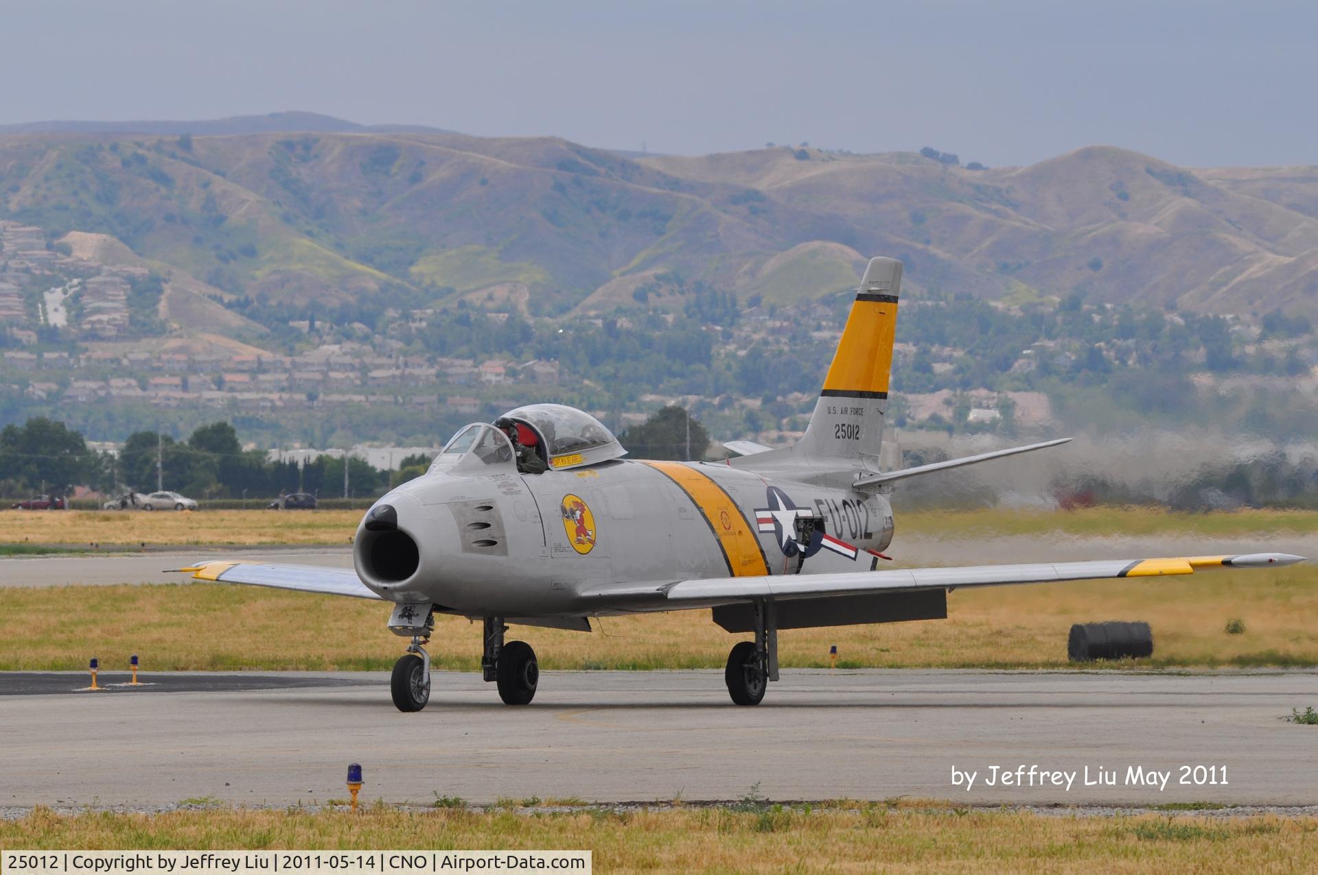 25012, Canadair CL-13B Sabre 6 C/N S6-1704, N1704 Tail No. 25012 FU-102 Chino Air Show 05/14/2011