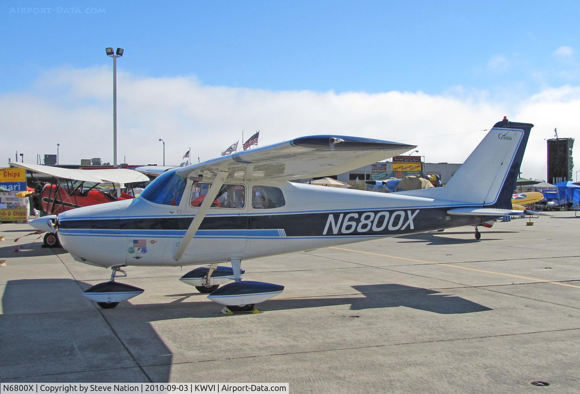 N6800X, 1960 Cessna 172A C/N 47700, Straight-tail 1960 Cessna 172A @ Watsonville, CA Fly-In