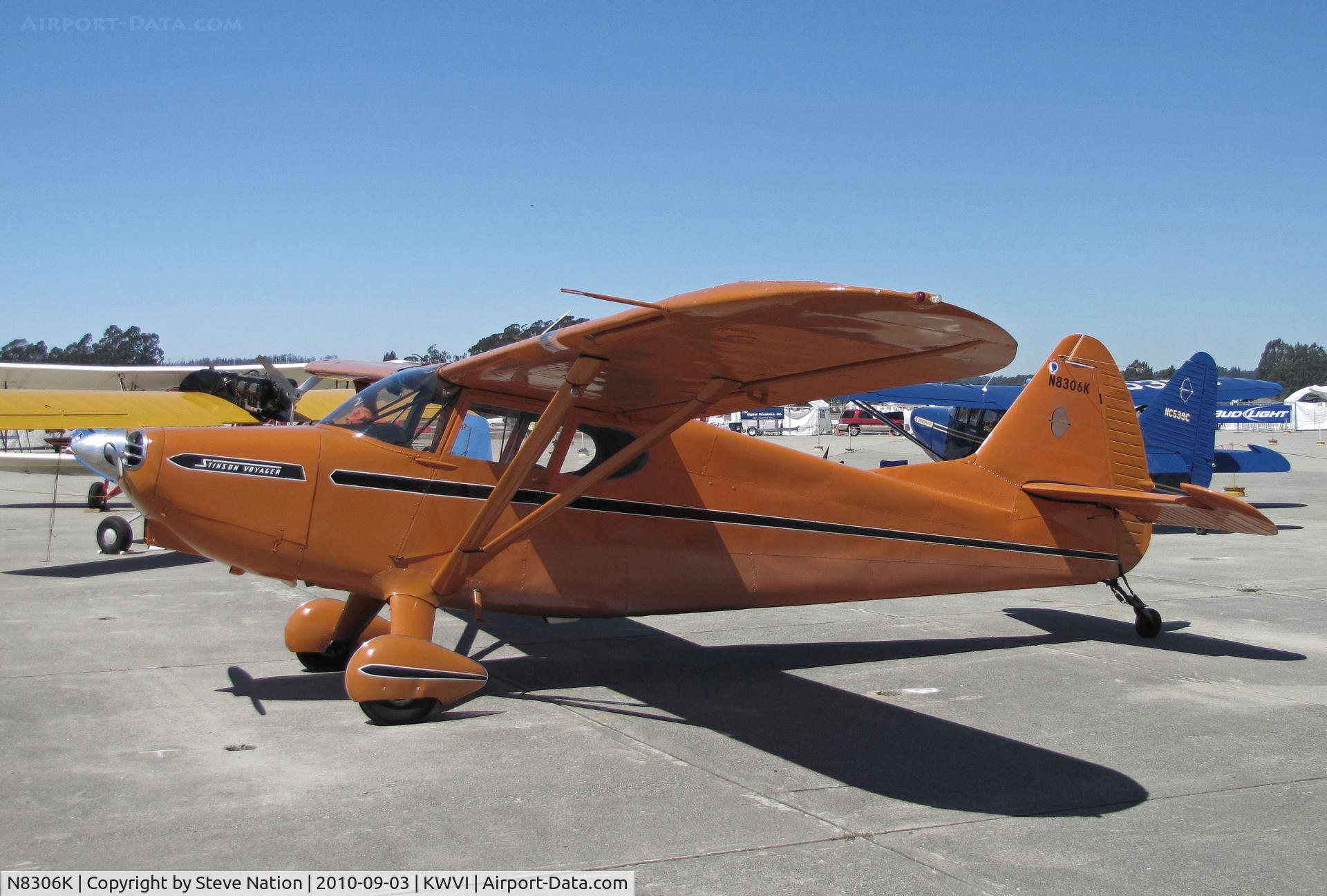 N8306K, 1946 Stinson 108 Voyager C/N 108-1306, Locally-based 1946 Stinson 108 (can you say 