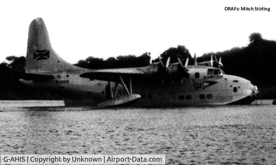 G-AHIS, Short S45 Solent 3 C/N S.1305, Solent 'Scapa' at Victoria Falls