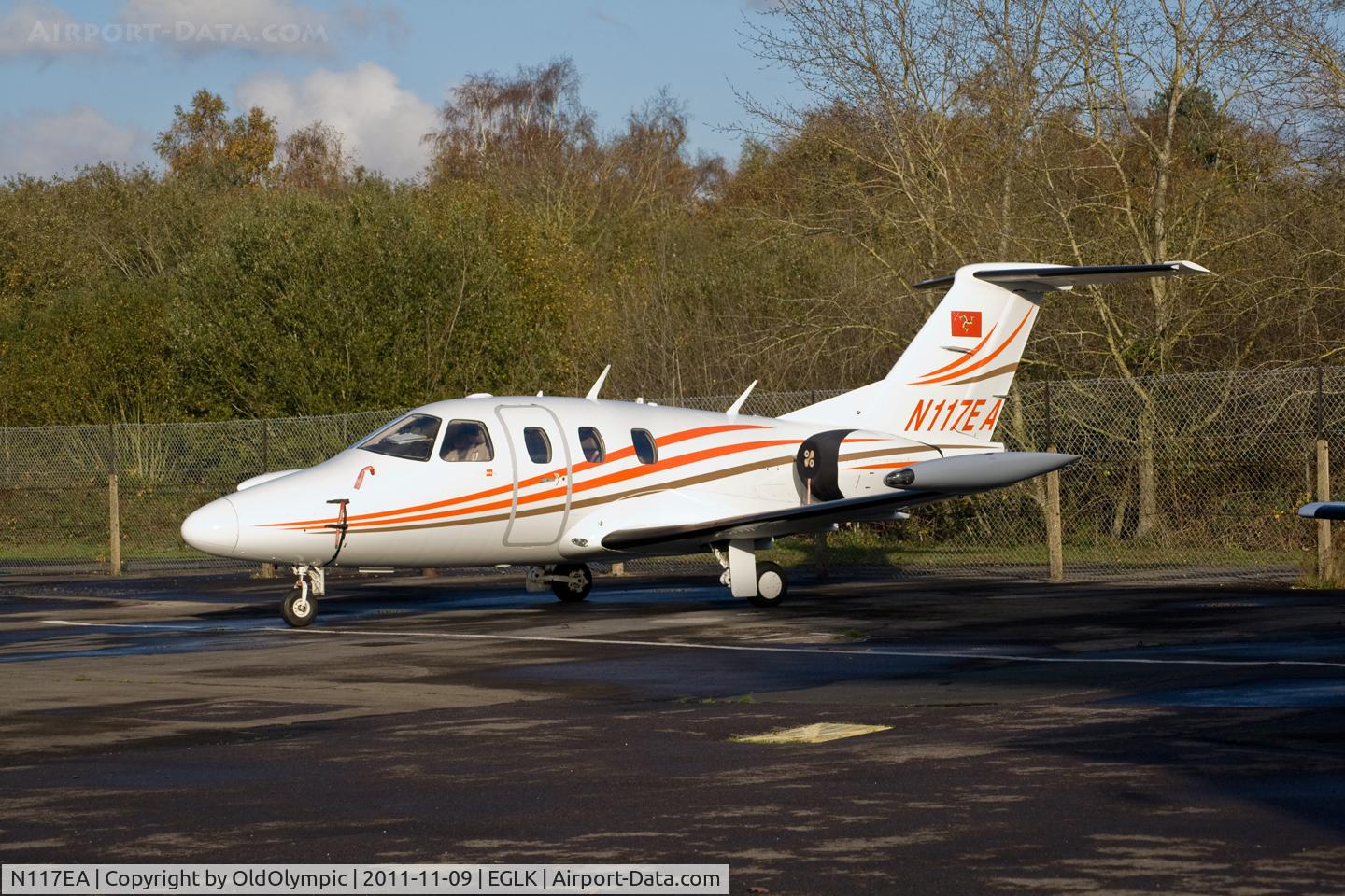 N117EA, 2007 Eclipse Aviation Corp EA500 C/N 000104, Parked
