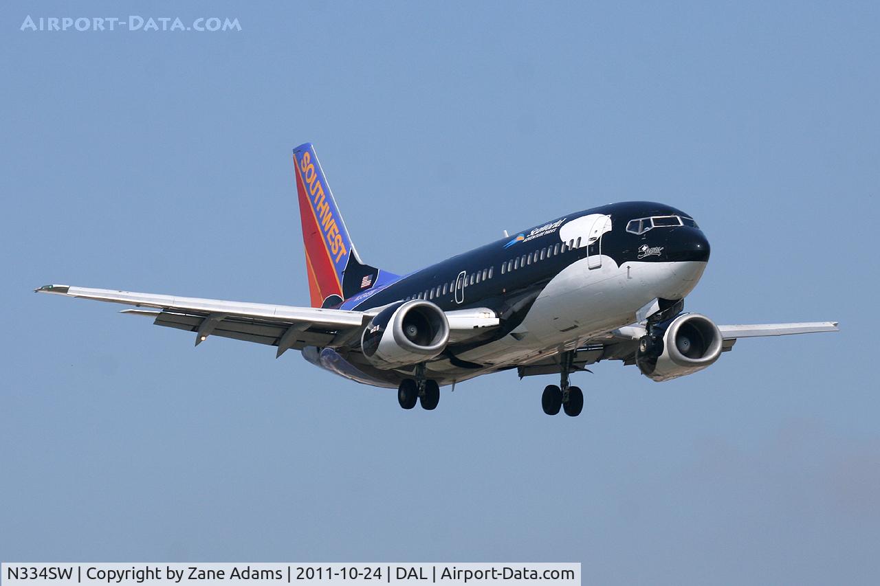 N334SW, 1988 Boeing 737-3H4 C/N 23938, Southwest Airlines 