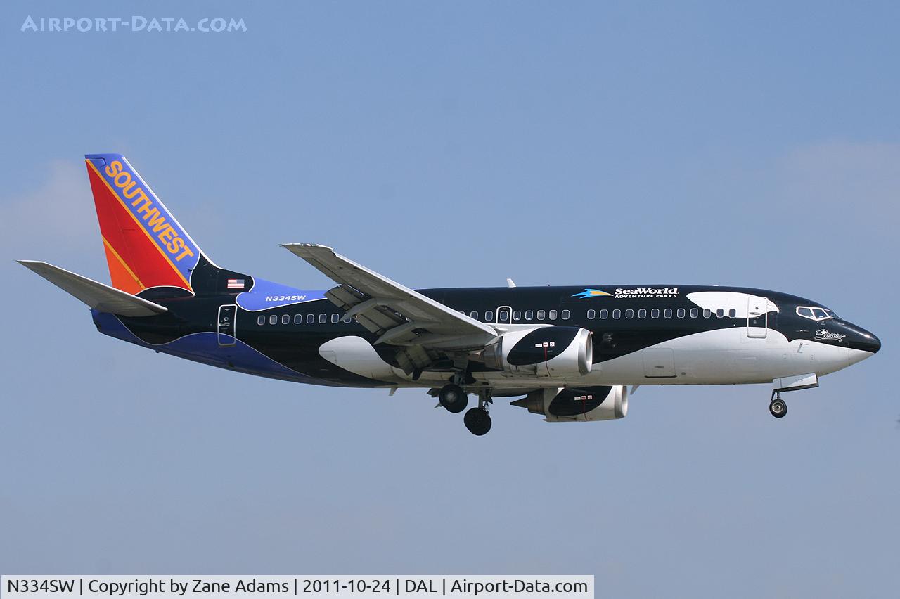 N334SW, 1988 Boeing 737-3H4 C/N 23938, Southwest Airlines 